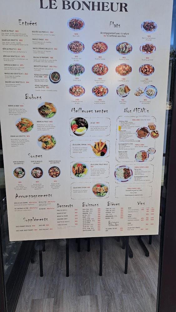 Le Bonheur - Menu Image 1